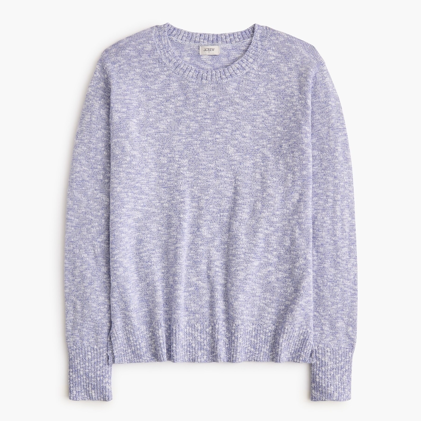 NWT J.Crew Factory Size S Crewneck Beach Sweater Violet Pullover