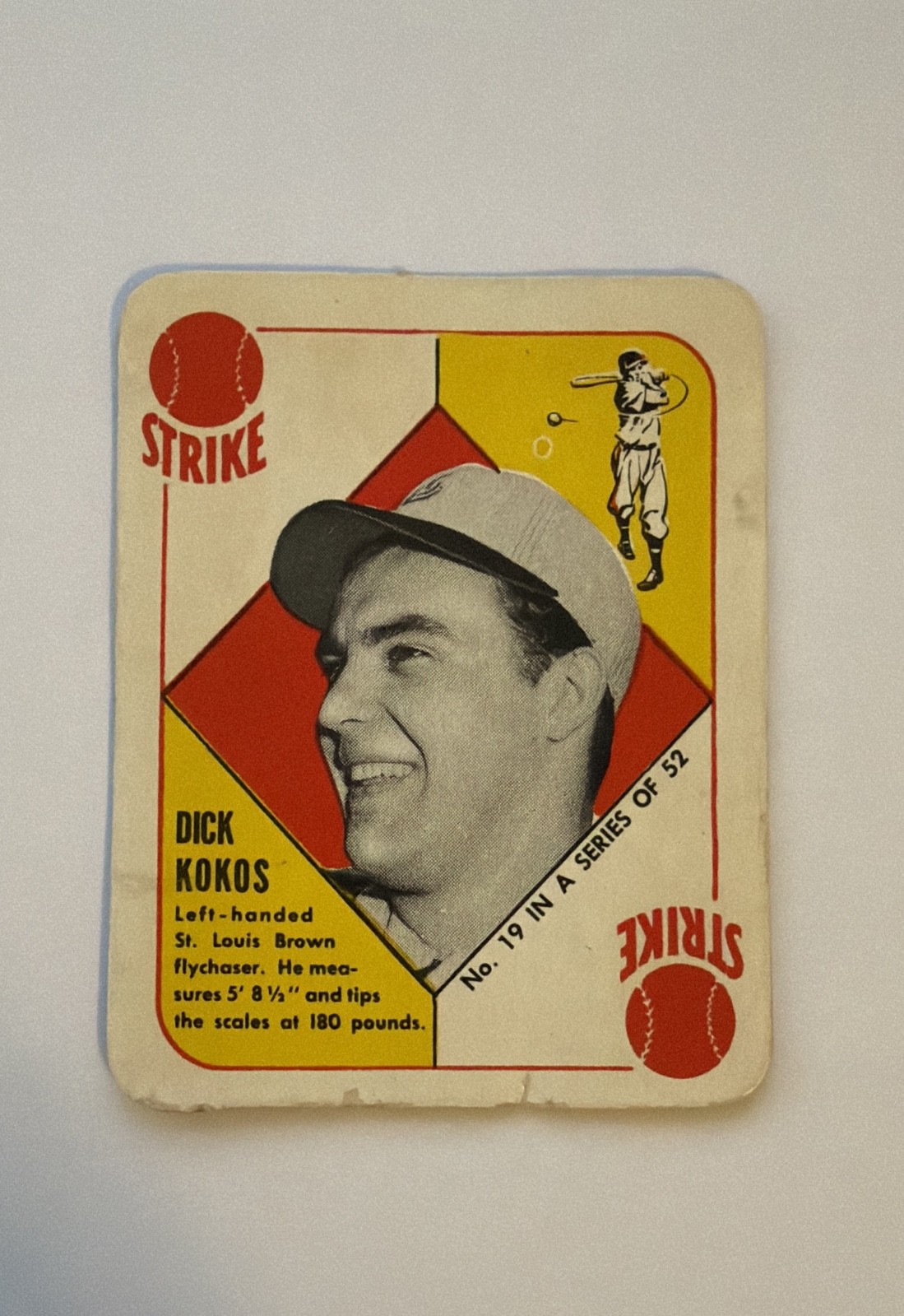1951 Topps - Red Backs Dick Kokos #19 (G-VG)