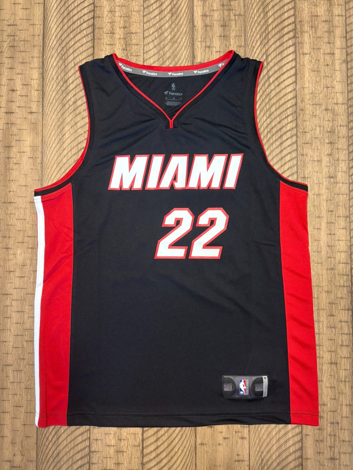 Jimmy Butler Miami Heat Fanatics Fast Break Icon Jersey Black Men’s M NWT