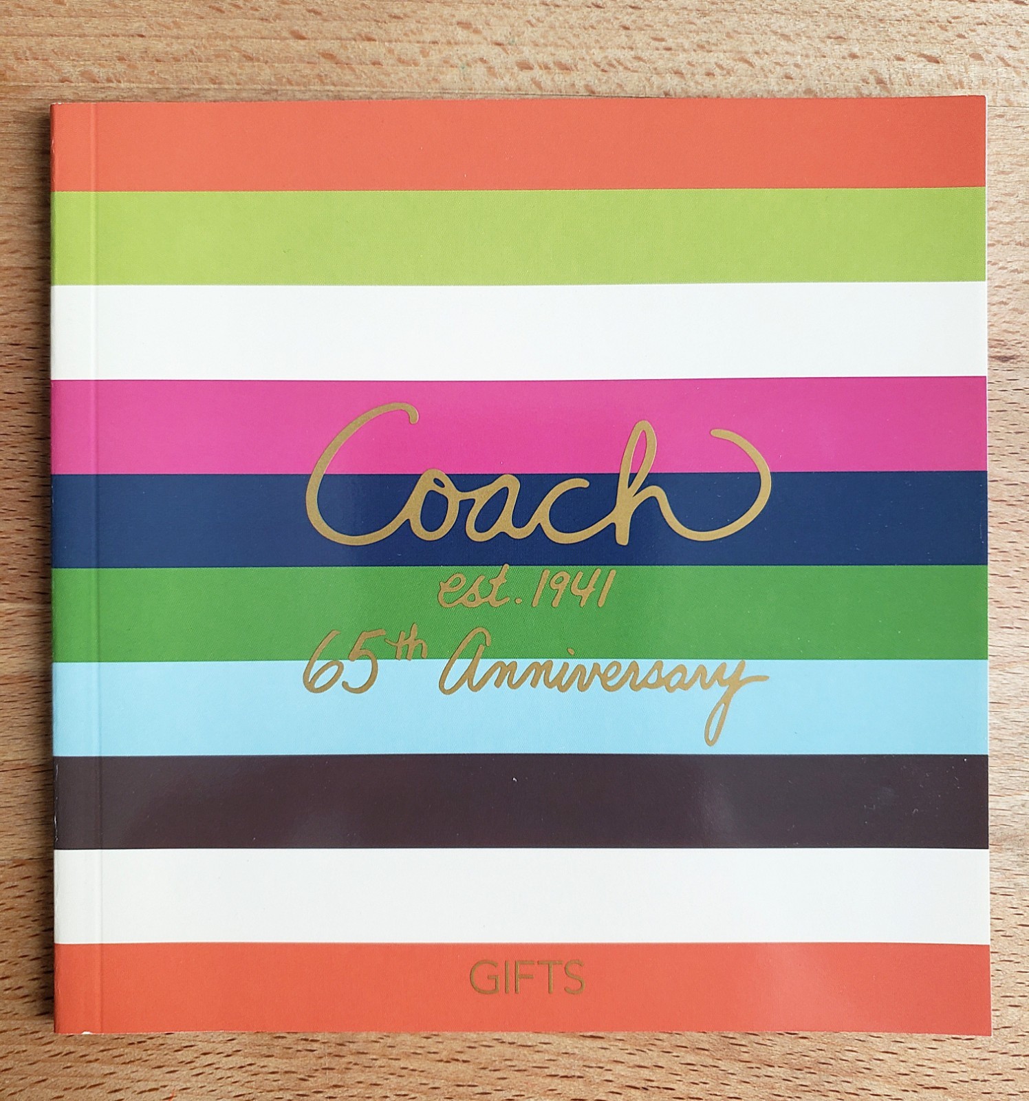 Coach 65th Anniversary 2006 Y2K Gifts Mini Catalog Booklet 24 Pages Vintage