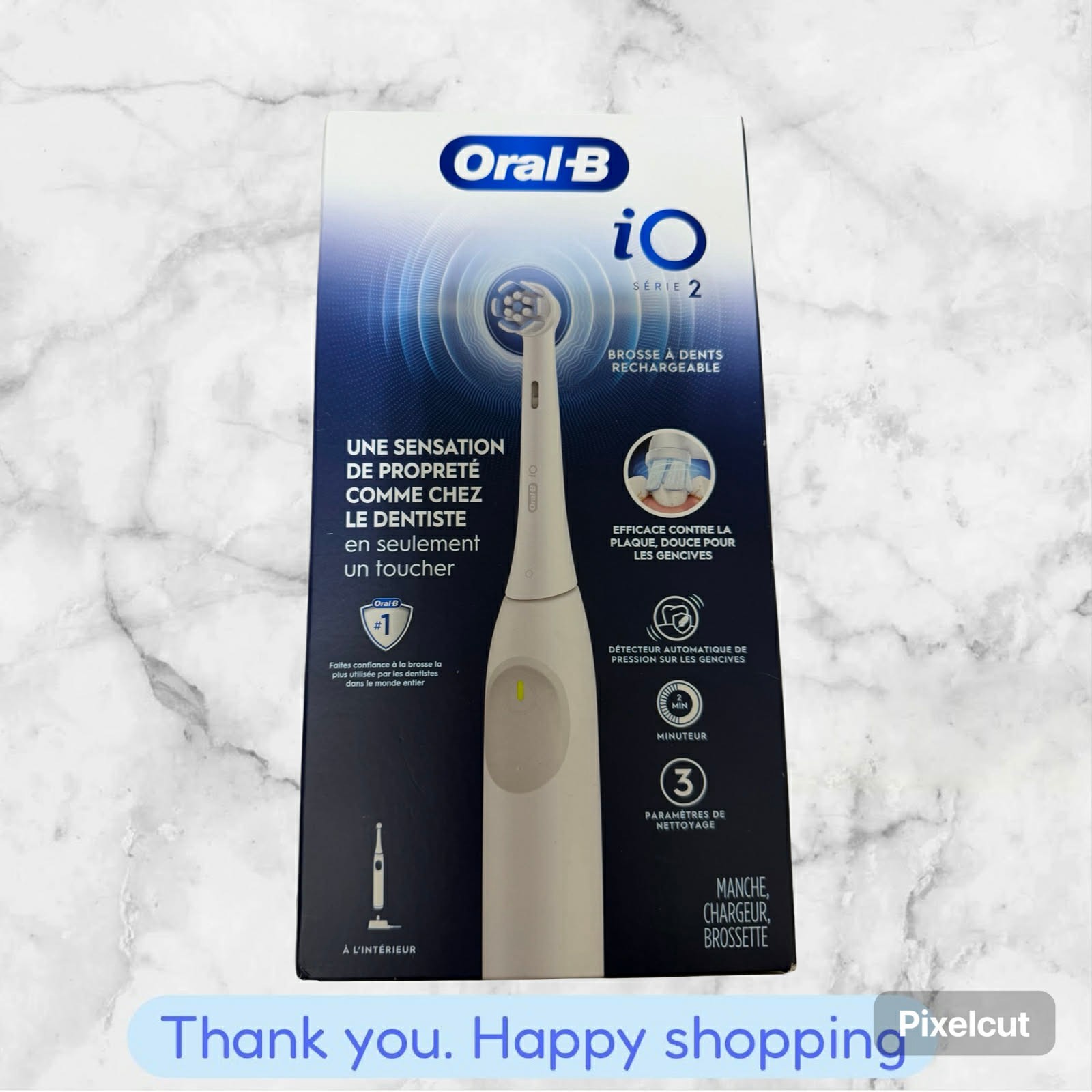 Oral-B iO Series 2 Rechargeable Electric Powered Toothbrush WHITE NEW SEALED