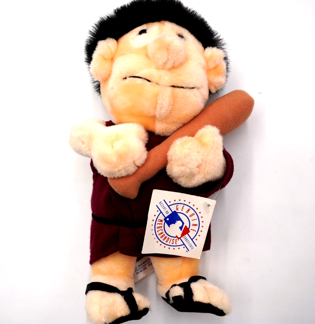 San Diego Padres Swinging Friar Twins Enterprise Vintage Mascot Plush Bat