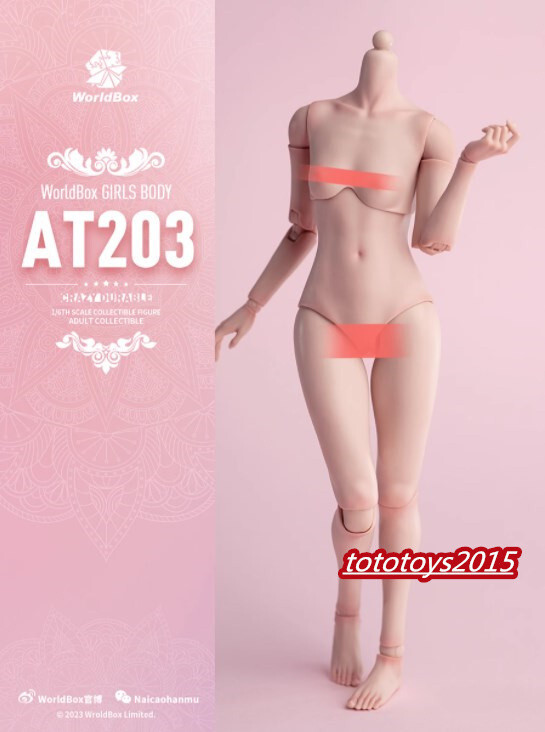 US Worldbox 1:6 AT203 Pale Skin Female Figure Body Hands Foot Accessory Doll US Worldbox 1:6 AT203 Pale Skin Female Figure Body Hands Foot Accessory Doll
