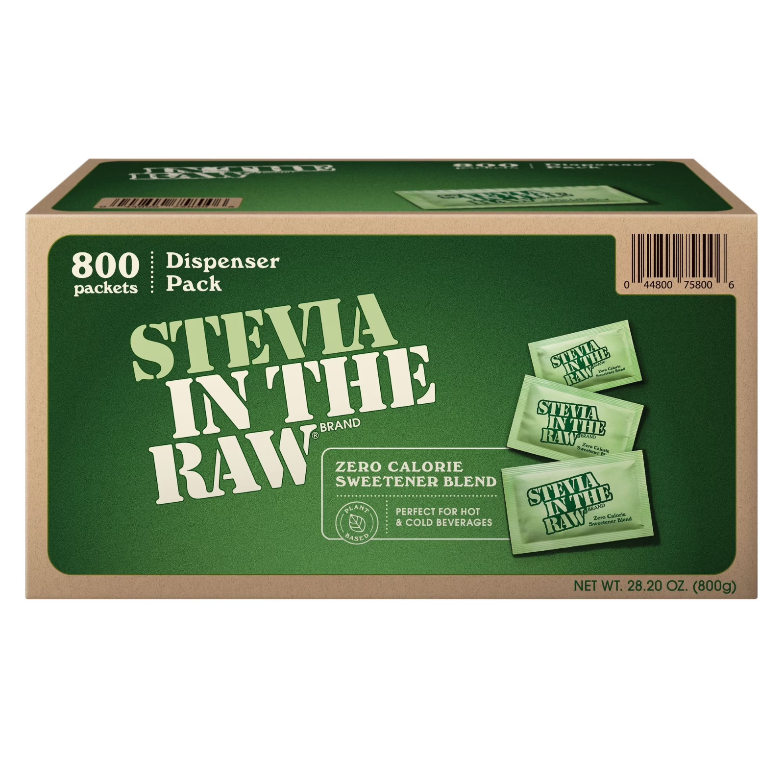 🔥 Stevia In The Raw Plant-Based Zero Calorie, Sweetener Packets 800 count FRESH