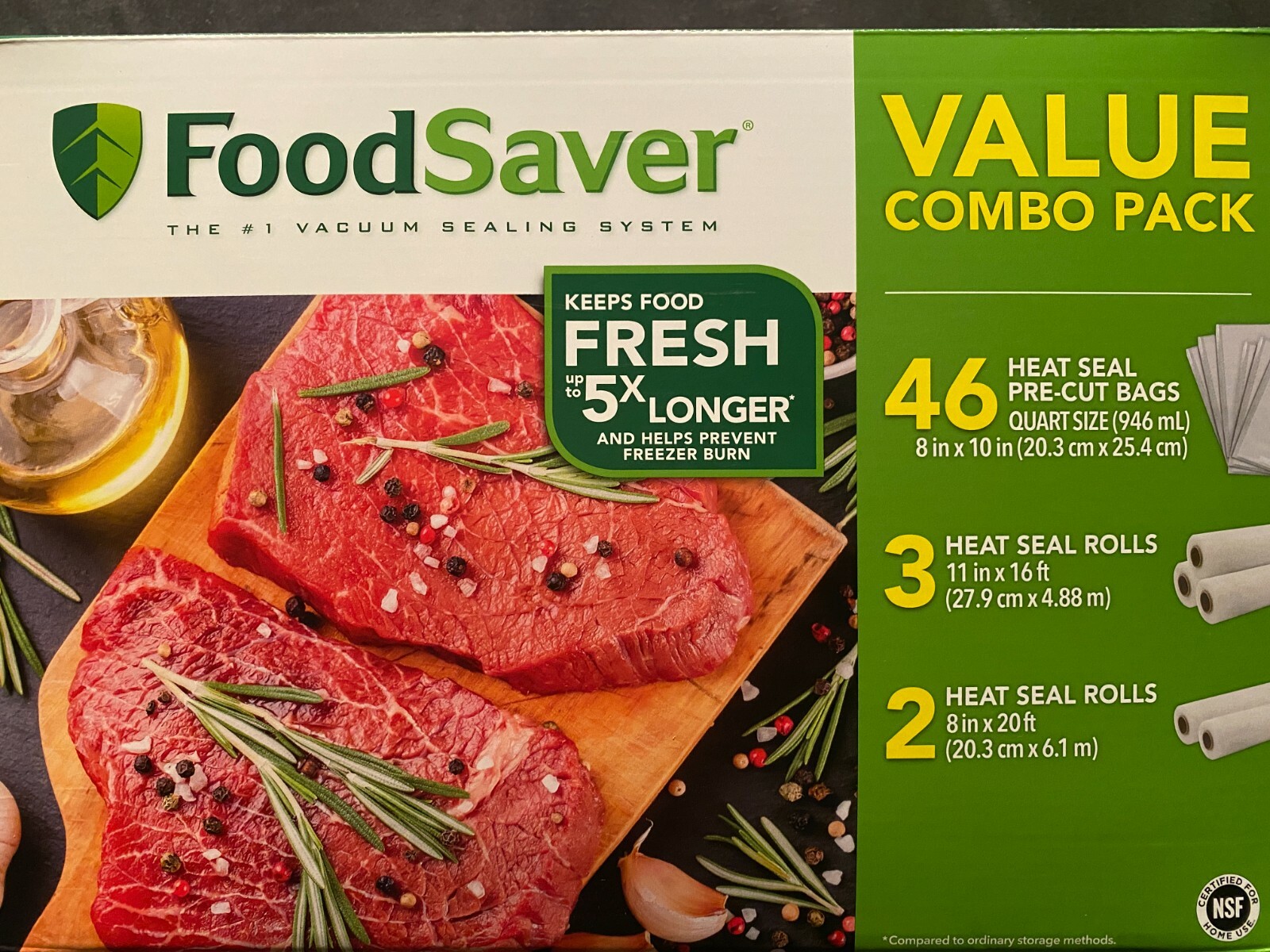 FoodSaver Special Value Vacuum Seal Combo Pack 8\