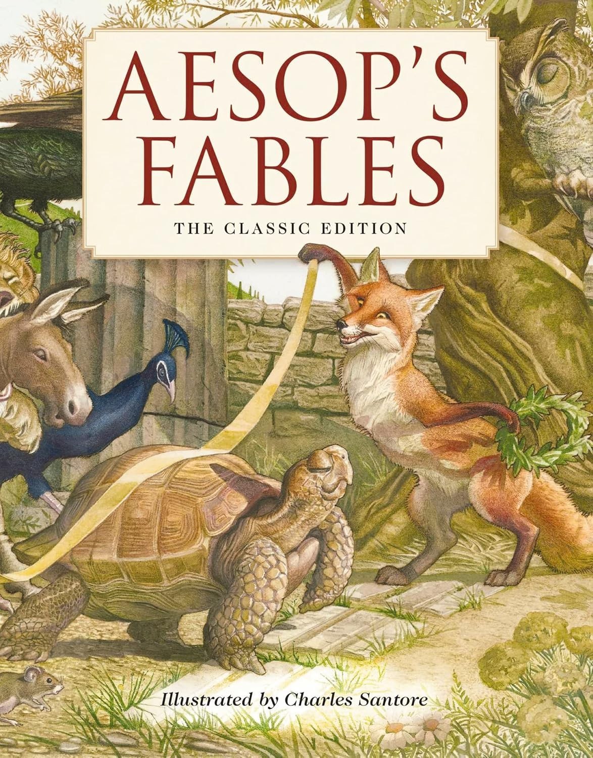 Aesop\'s Fables The Classic Edition w/acclaimed illustrator Charles Santore
