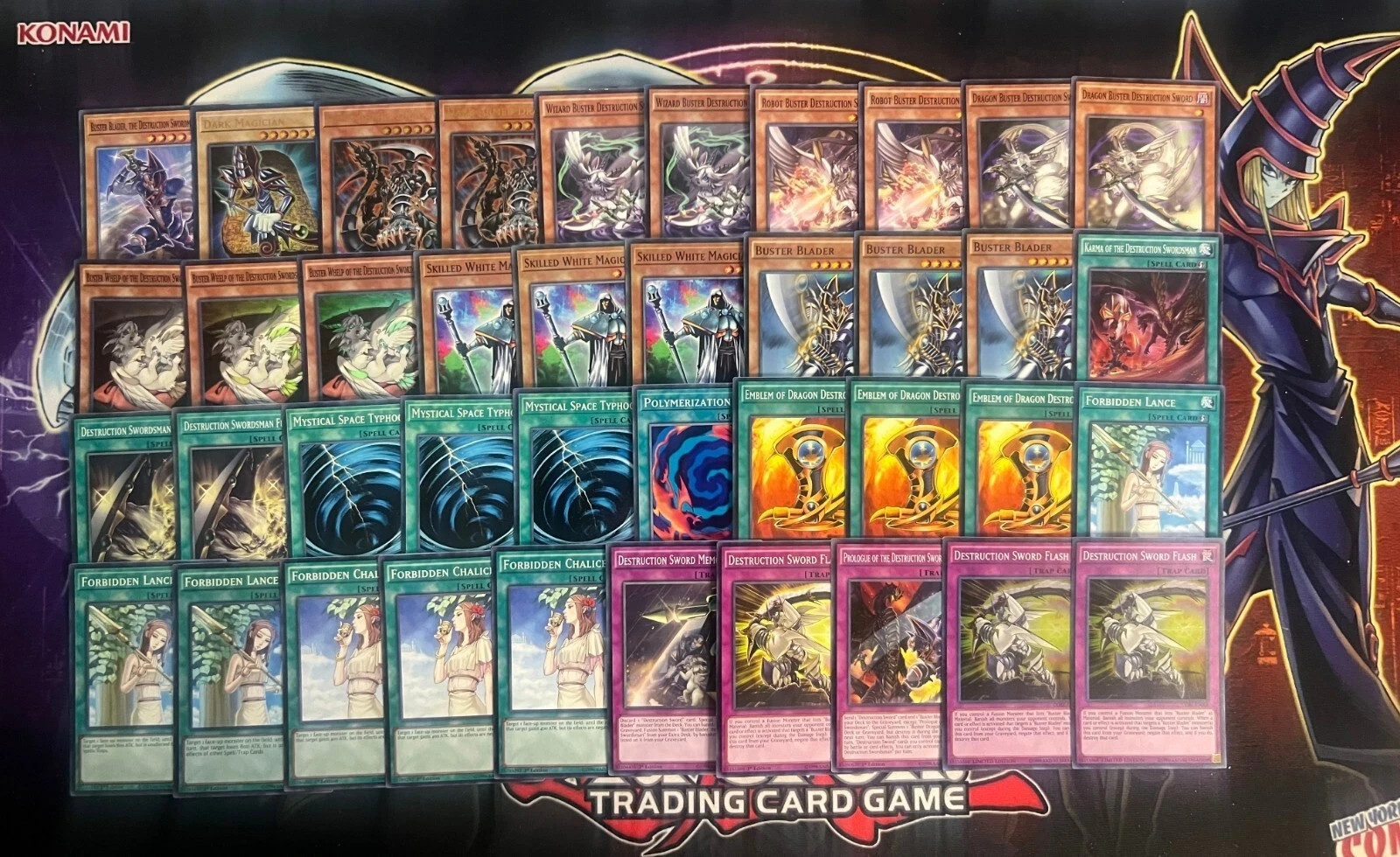 Yugioh Complete Deck Buster Blader Deck Swordsmaster Buster Whel **HOT** + Bonus