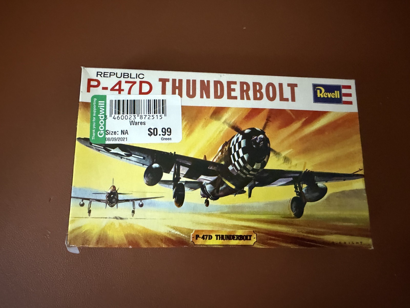 Revell #H-613-50 P-47D Thunderbolt Model Kit *8741