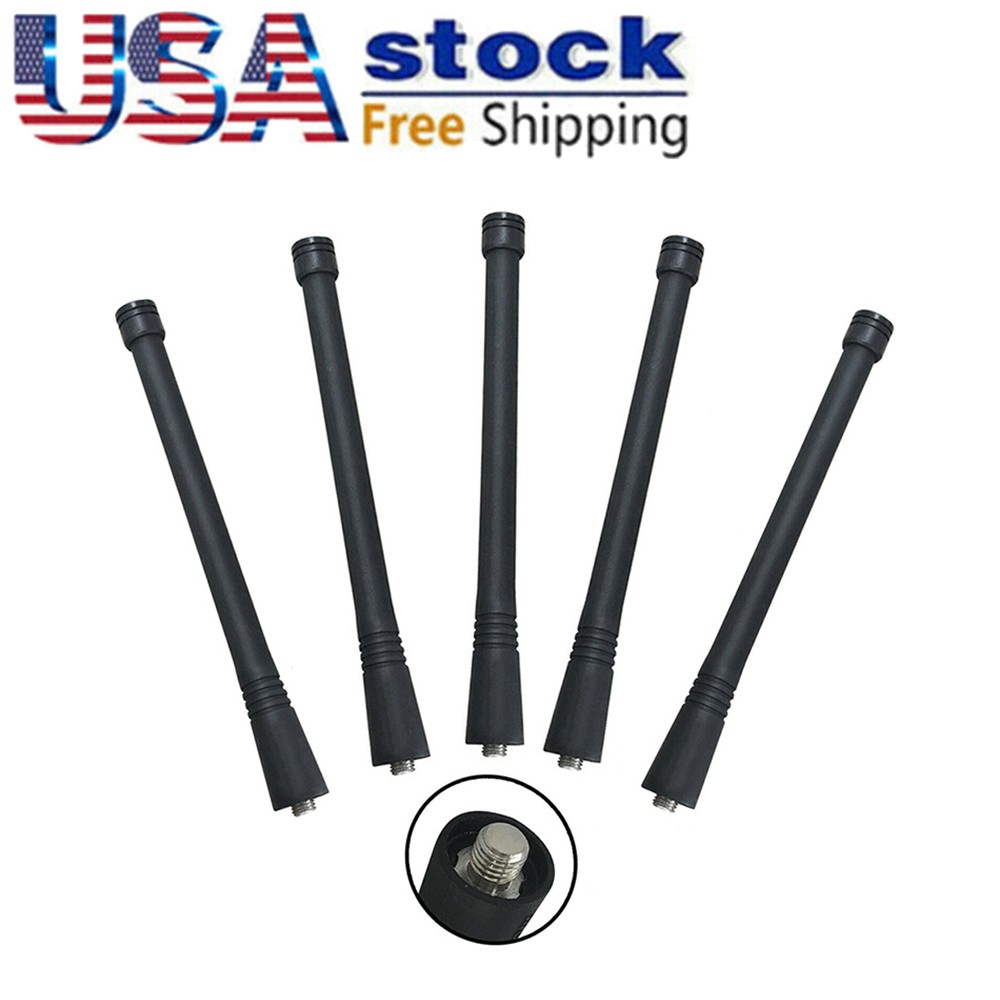 5x NAD6502 Antenna For CP200d CP200 HT750 HT1250 GP300 PTX760 PR400 PR860 Radio