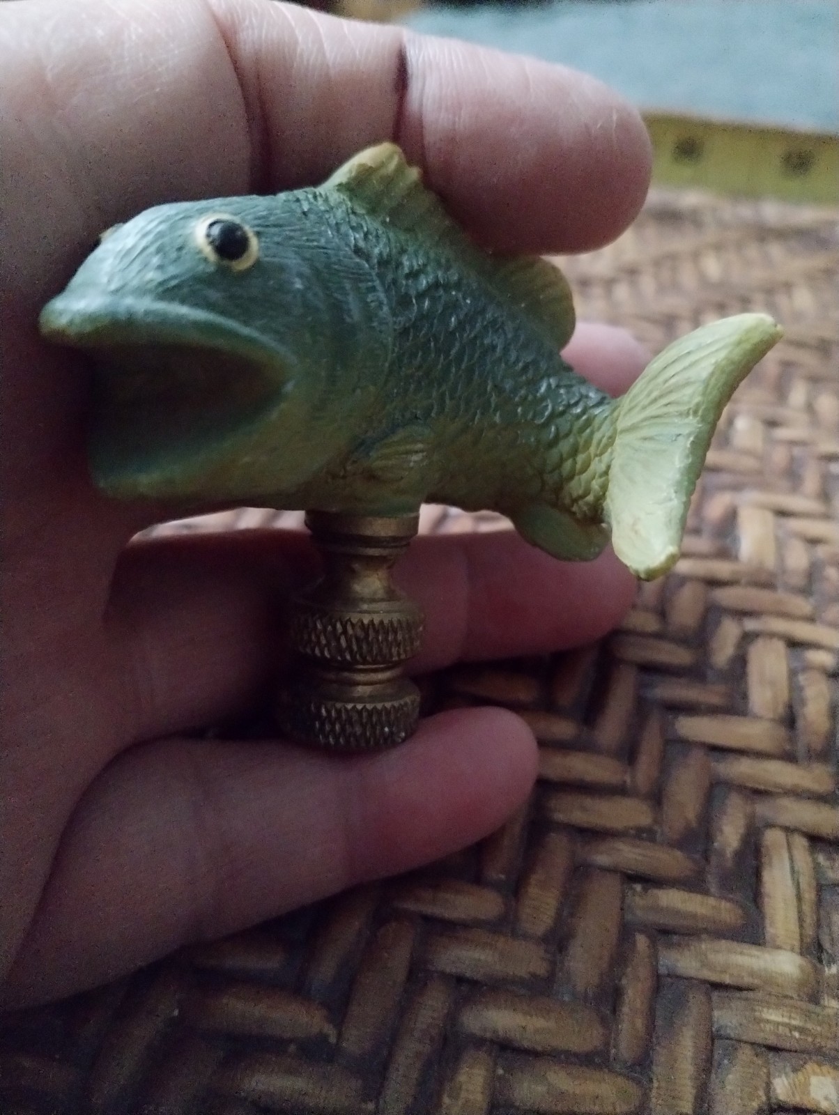 Tropical Fish Drawer Pulls 7 + Fish Lamp Finial Coastal Nautical Kids Decor