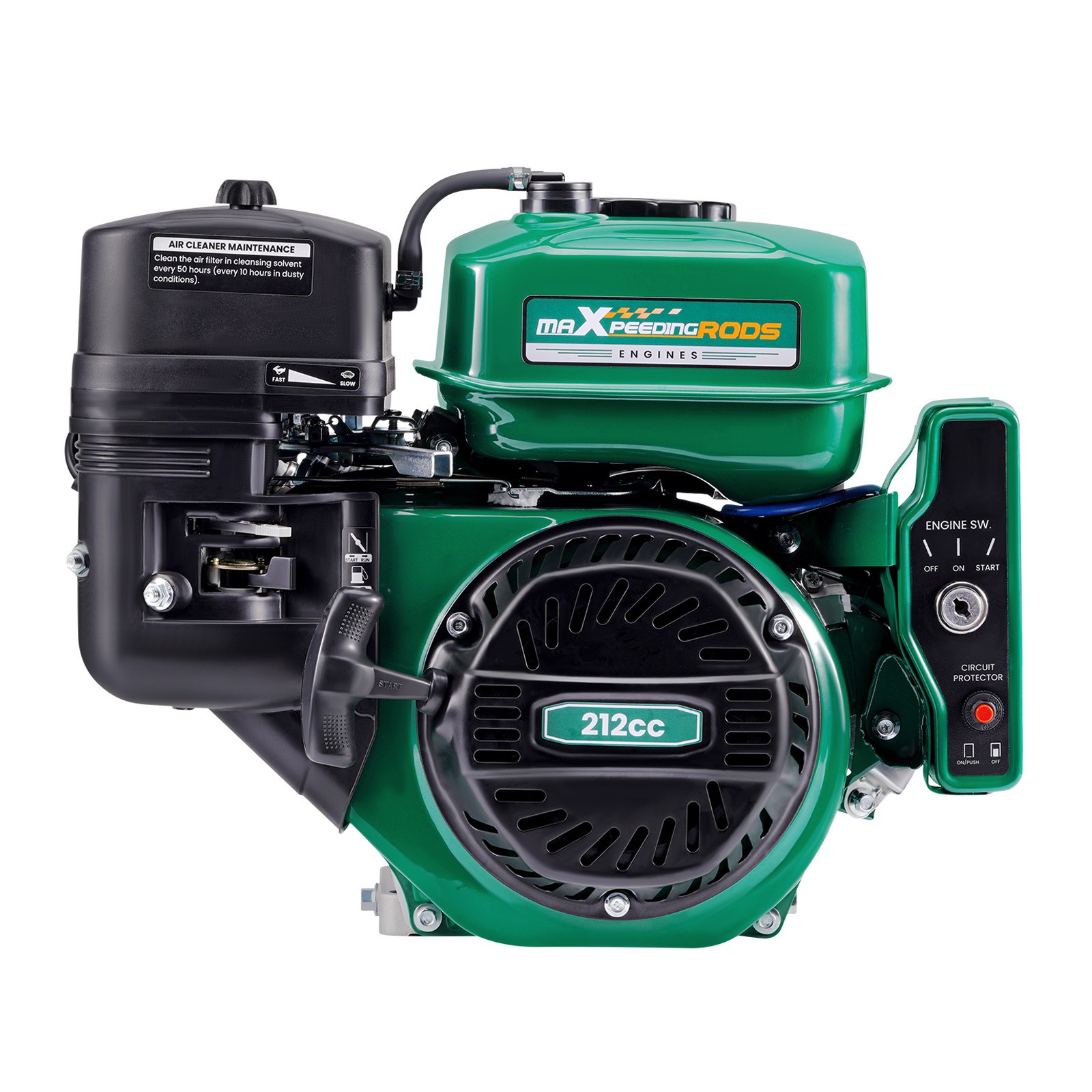 Gasoline Engine Motor Horizontal 7HP 212cc Electric Start Go Kart Log Splitter