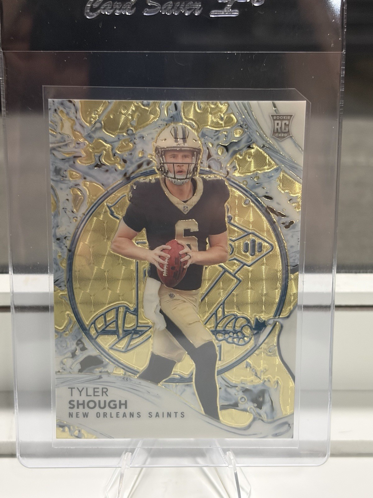 2025 The National Tyler Shough GOLD VINYL Rookie RC /10 ABSOLUTELY GORGEOUS 🔥
