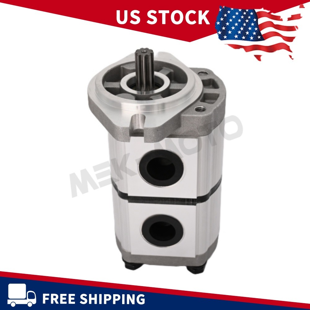 NEW Two-Section Hydraulic Gear Pump For AGT Skid Steer Loader KTT23 PGP51088G3LP