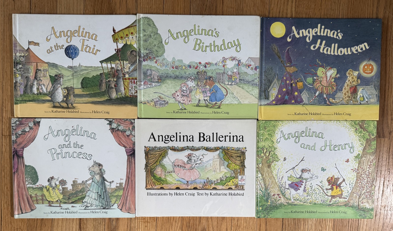 Lot 6 ANGELINA BALLERINA Hardcover Picture books Pleasant Lot 6 ANGELINA BALLERINA Hardcover Picture books Pleasant