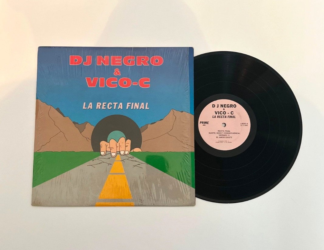 Rare - DJ Negro y Vico-C –La Recta Final - Original 1990 LP Record Excellent