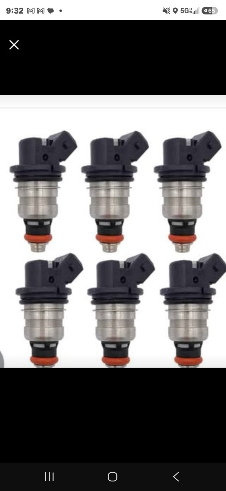 EPSIRMP 6pcs Set Fuel Injectors Compatible with Mercury Outboard 150hp DFI Optim