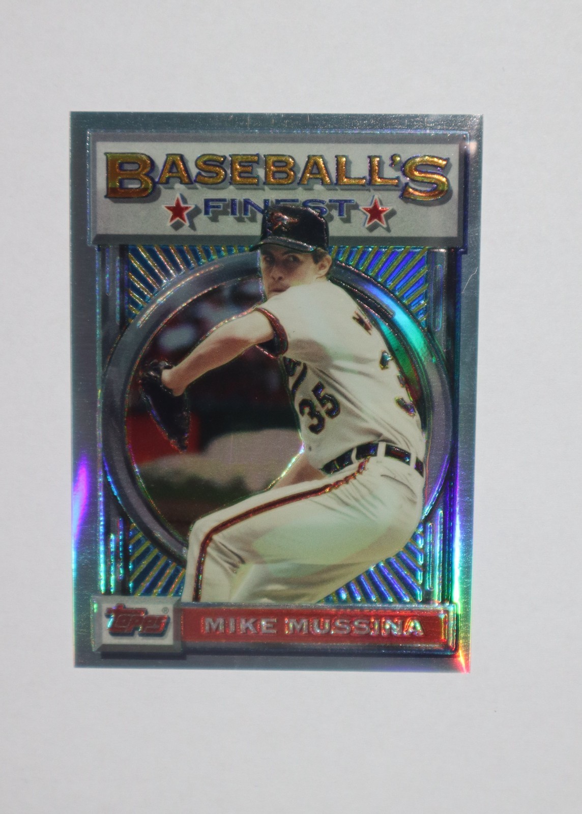 1993 Topps Finest Mike Mussina Baseball\'s Finest REFRACTOR #157 (#2)