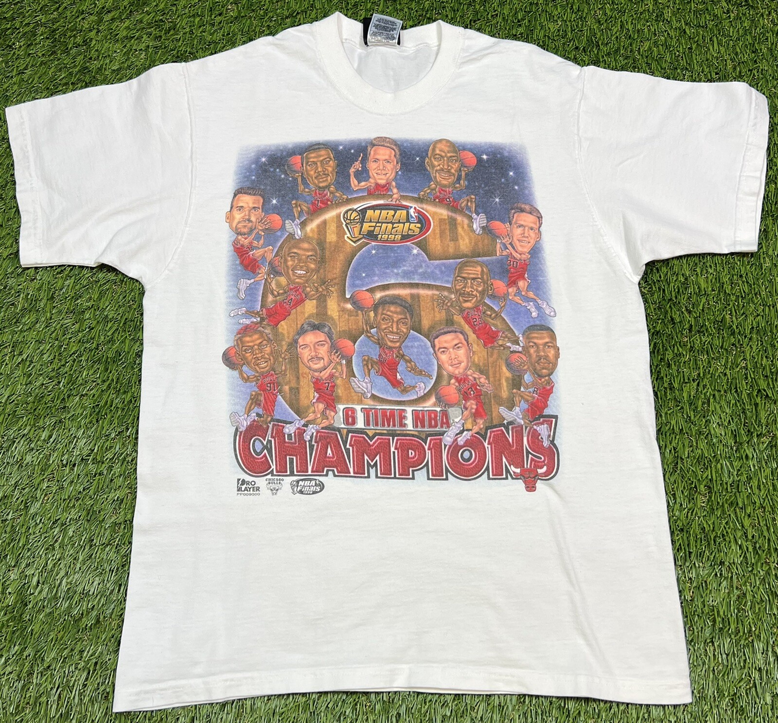 Pro Player Chicago Bulls NBA Champions T-Shirt Men’s M Vintage 1998