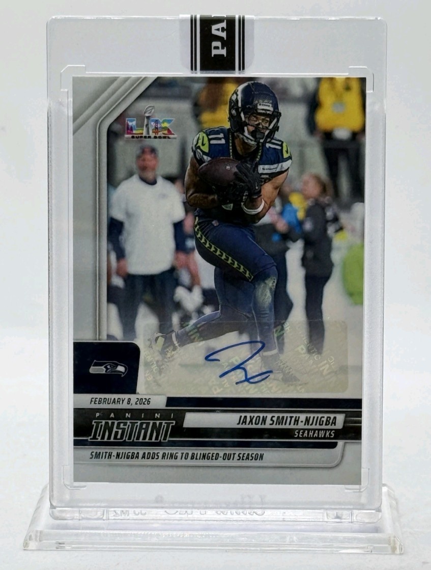 2025 Panini Instant Auto JAXON SMITH-NJIGBA #454 Signed Minty Sealed Rare SSP