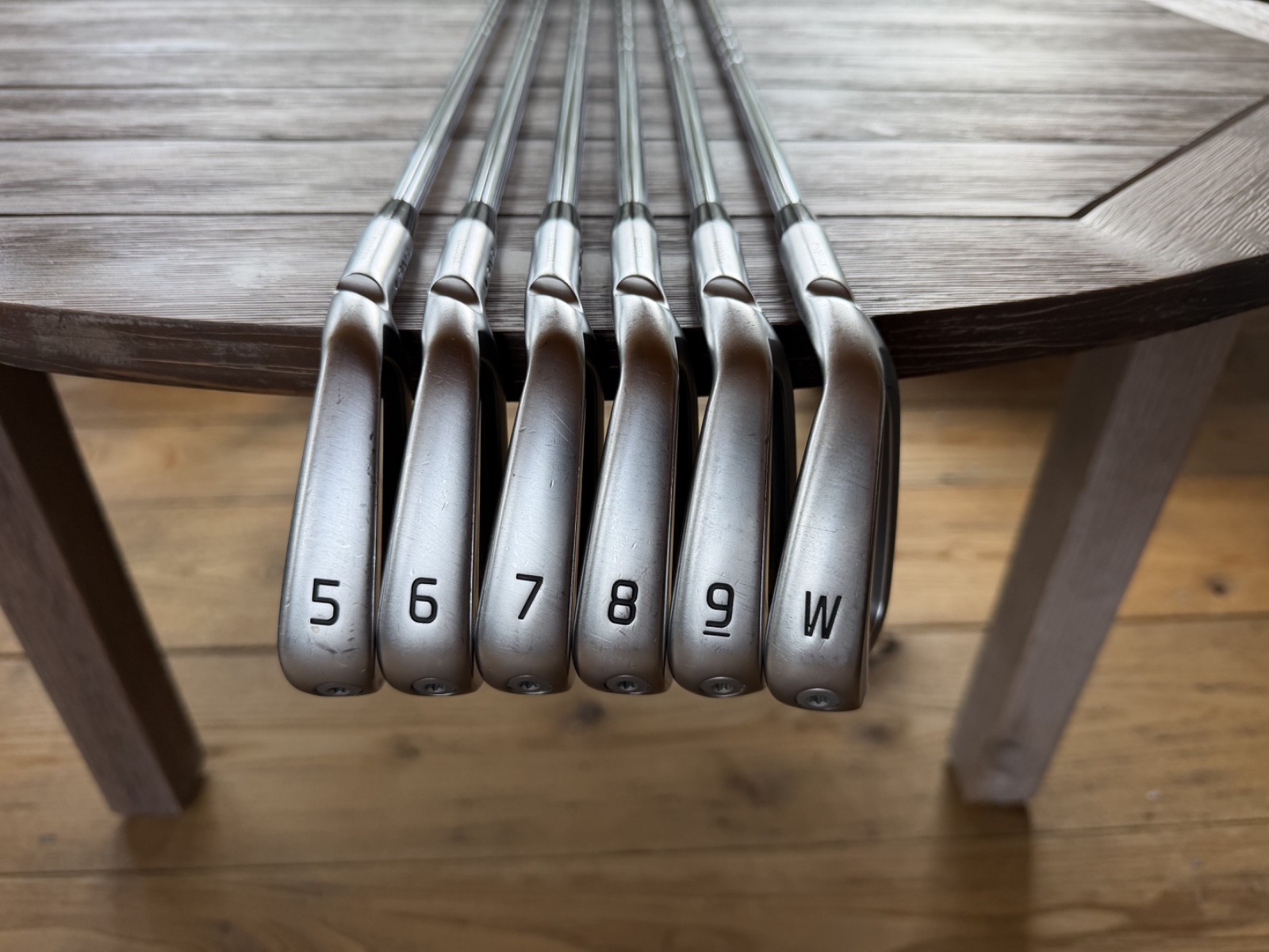 Ping Blueprint-S Irons; 5-PW; Red Dot; AWT 3.0 stiff shafts (+1/4\