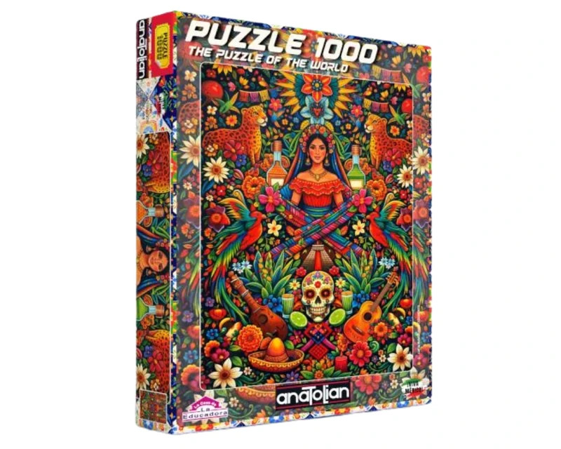 Viva Mexico La Esencia de México Puzzle 1000 Pieces Anatolian 48x66cm NEW
