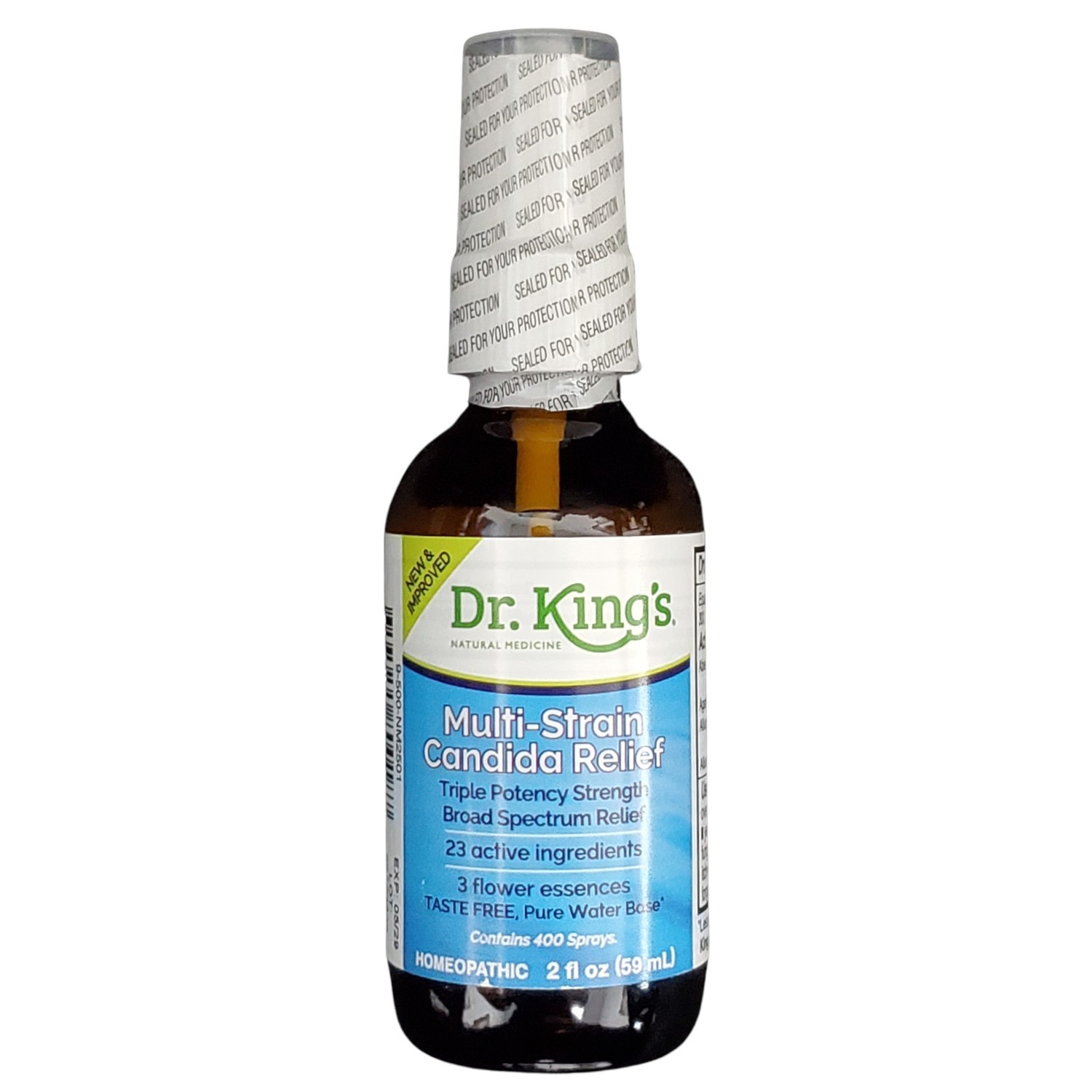 Dr King's Multi-Strain Candida Relief,(was AquaFlora High Potency 9),2Oz