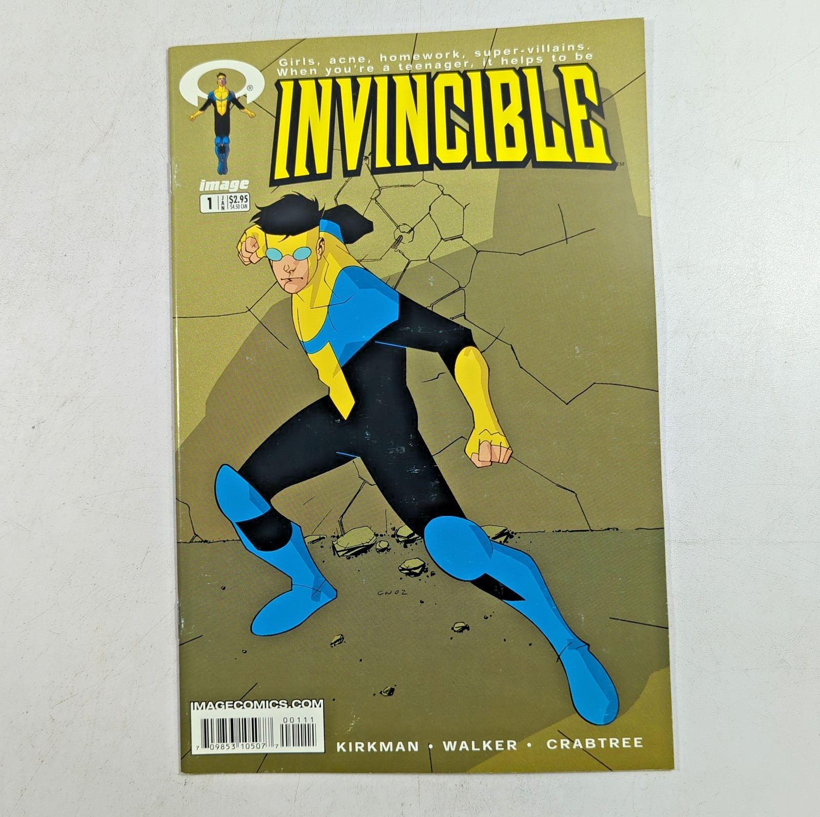 Invincible #1 First Printing 1st Invincible Omni-Man Atom Eve Image 2003 Kirkman
