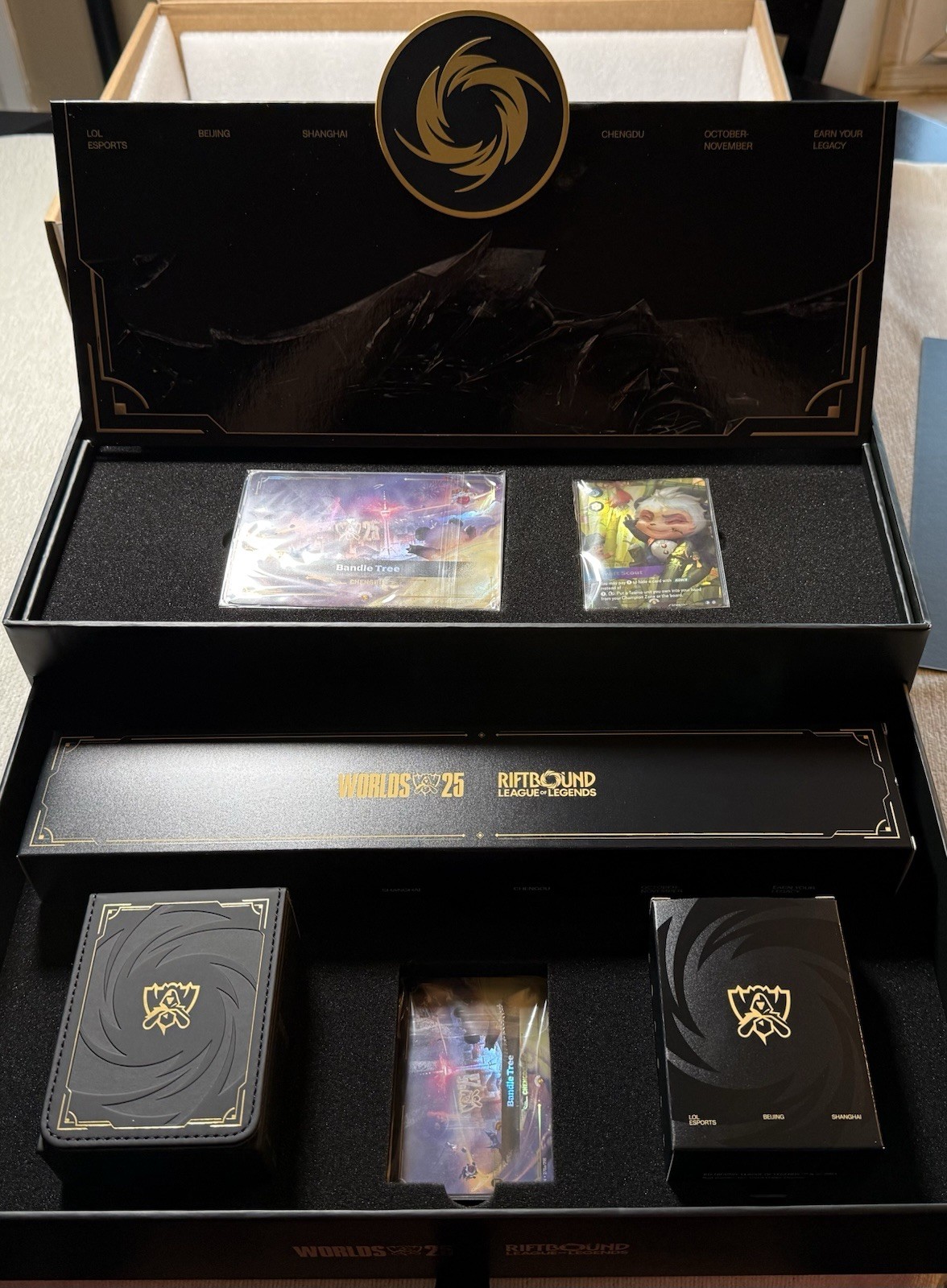 Riftbound Worlds 2025 Bundle COMPLETE Sealed Panda Teemo Promo 263a English