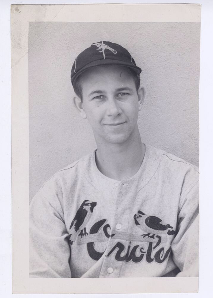 Dixie Howell 1941 - 1942 Baltimore Orioles original TYPE 1 photo Jackie Robinson