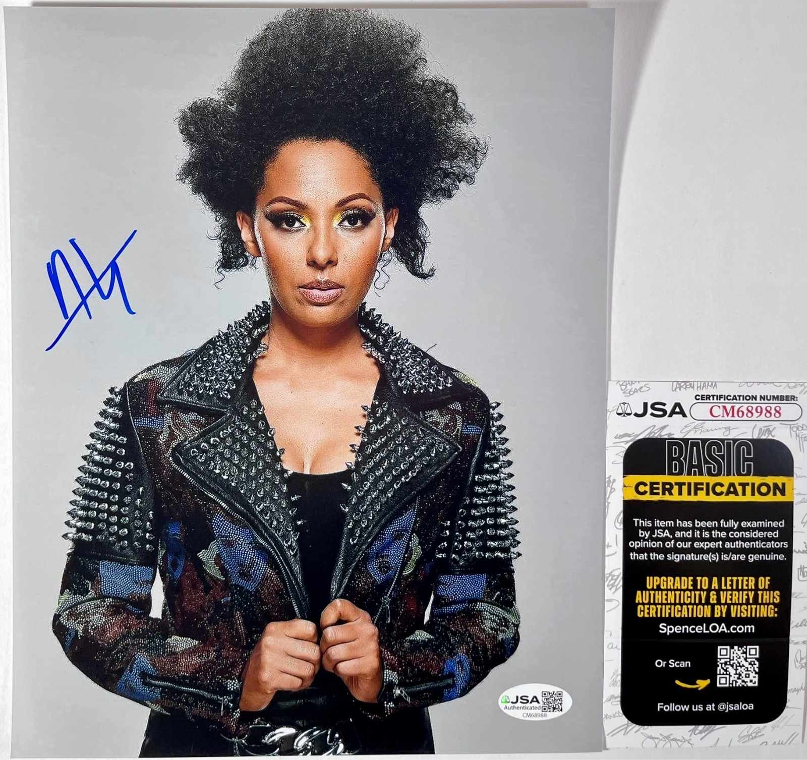 Alicia Taylor Signed WWE Ring Announcer 8x10 Photo Authentic Autograph JSA COA Alicia Taylor Signed WWE Ring Announcer 8x10 Photo Authentic Autograph JSA COA