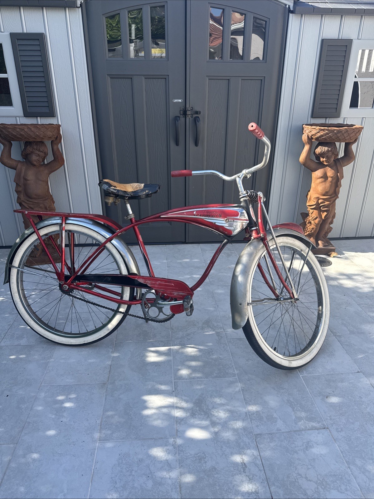 Rare 1954 Schwinn Red Phantom Schwinn & Co. in Chicago, Illinois All Original