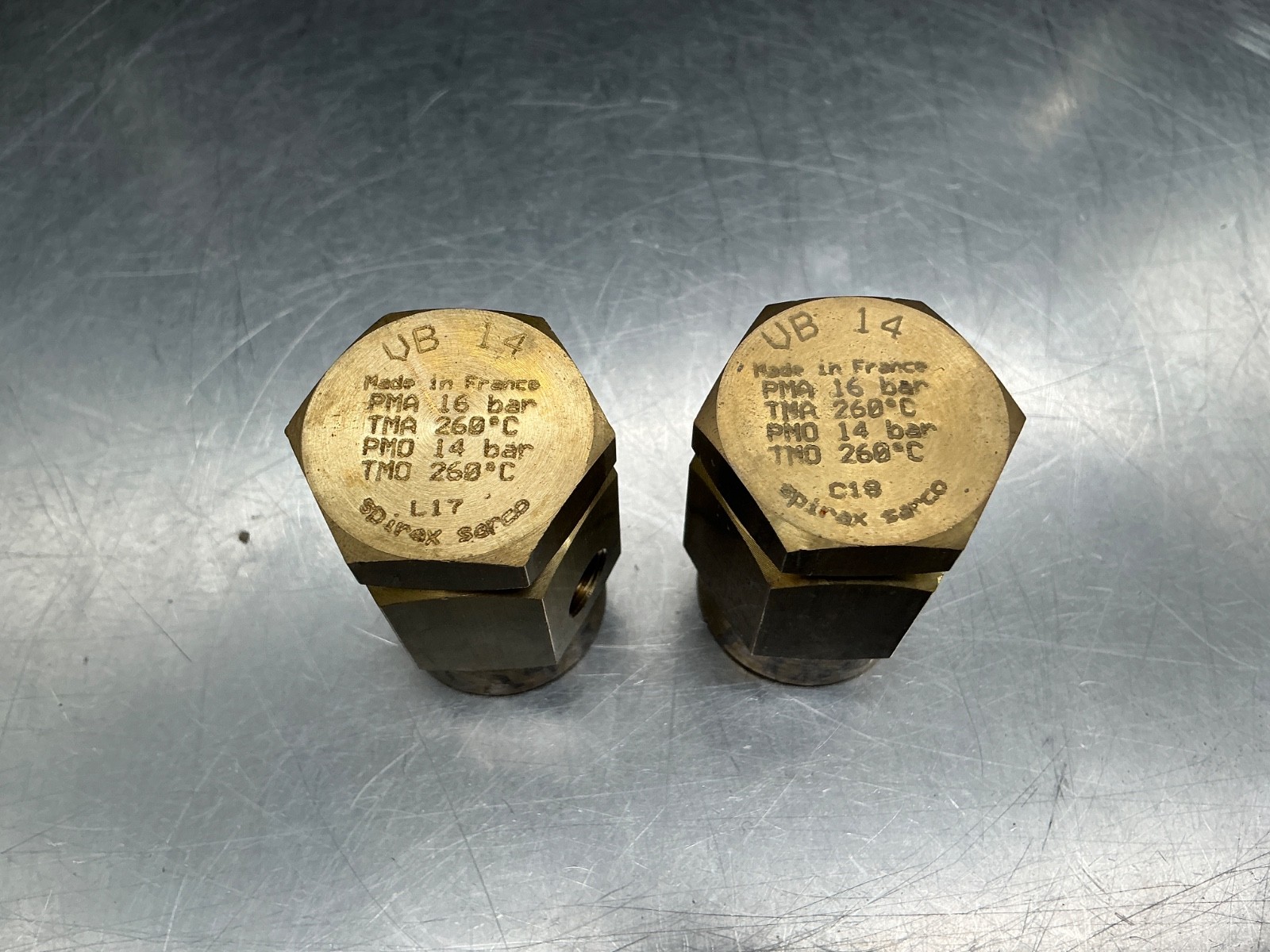 (2) Spirax Sarco 0190190 VB14 Vacuum Breaker (2) Spirax Sarco 0190190 VB14 Vacuum Breaker