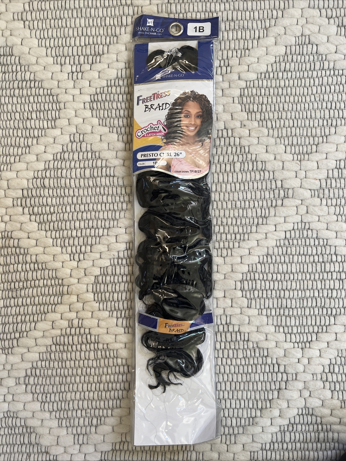 PRESTO CURL - FREETRESS SYNTHETIC BULK BRAIDING HAIR EXTENSION 1B TP1B/27