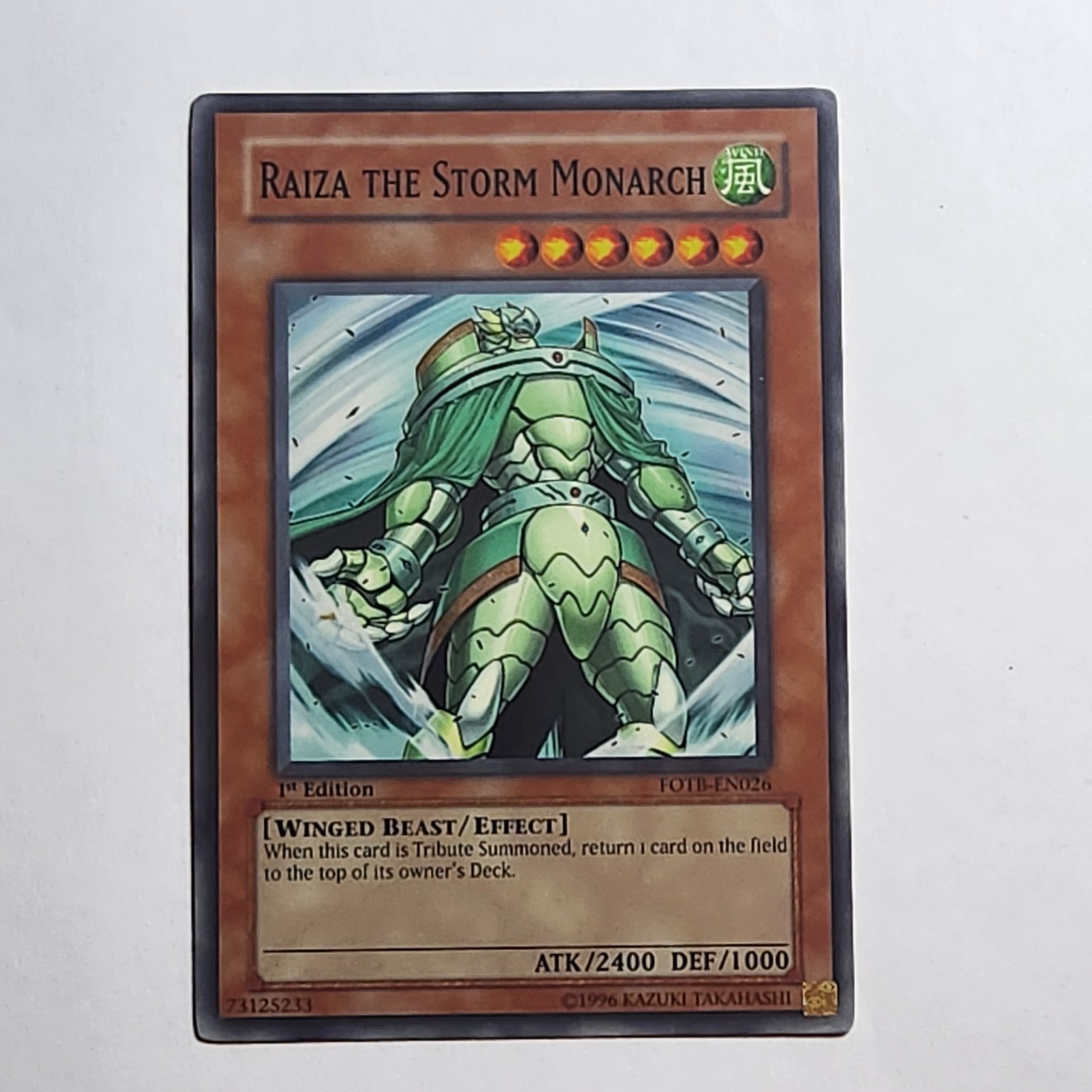 Raiza the Storm Monarch (FOTB-EN026) Force of the Breaker 