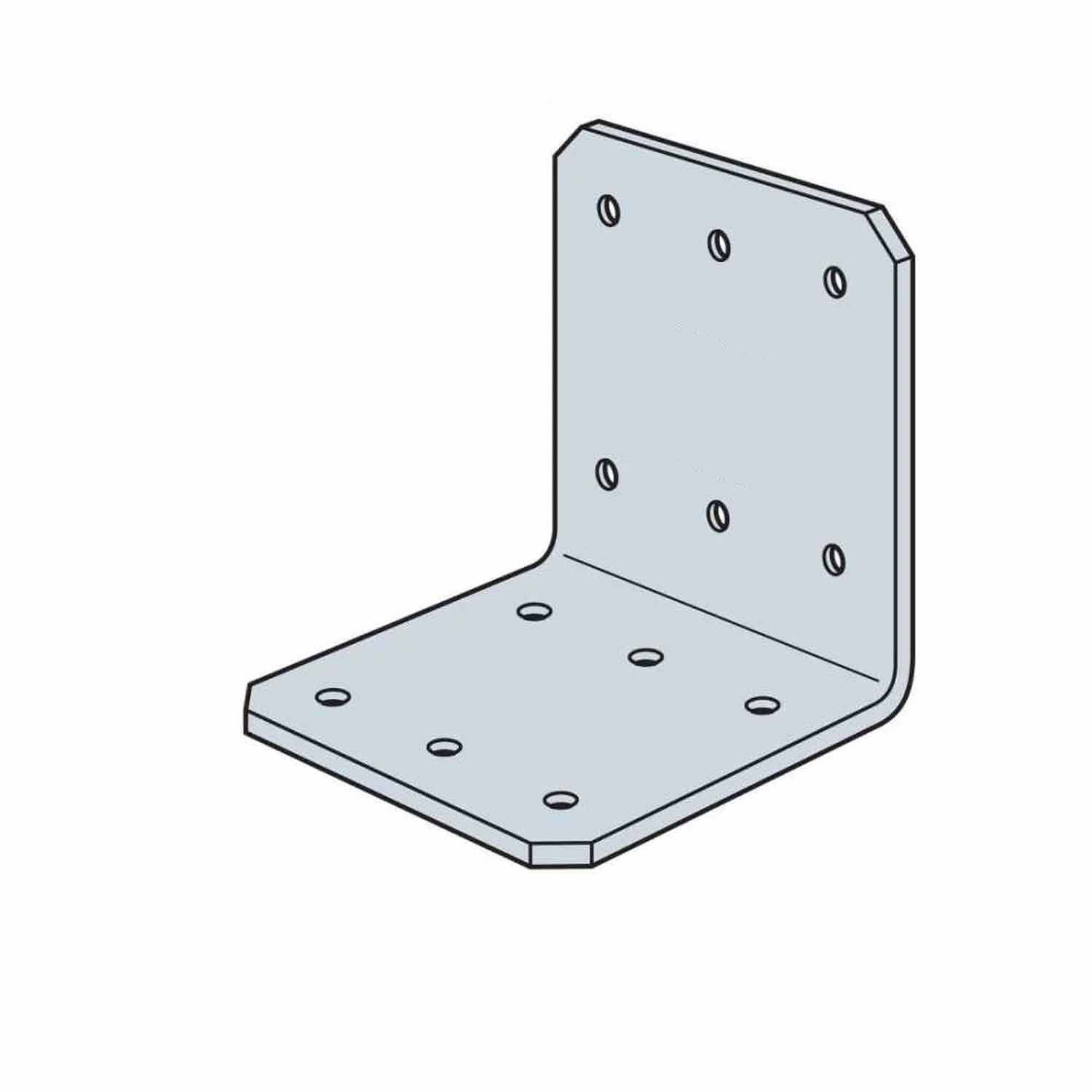 Simpson Anchors RCA333/54-R100 3x3x3 16Ga Galv Connector Angle 100pk Simpson Anchors RCA333/54-R100 3x3x3 16Ga Galv Connector Angle 100pk