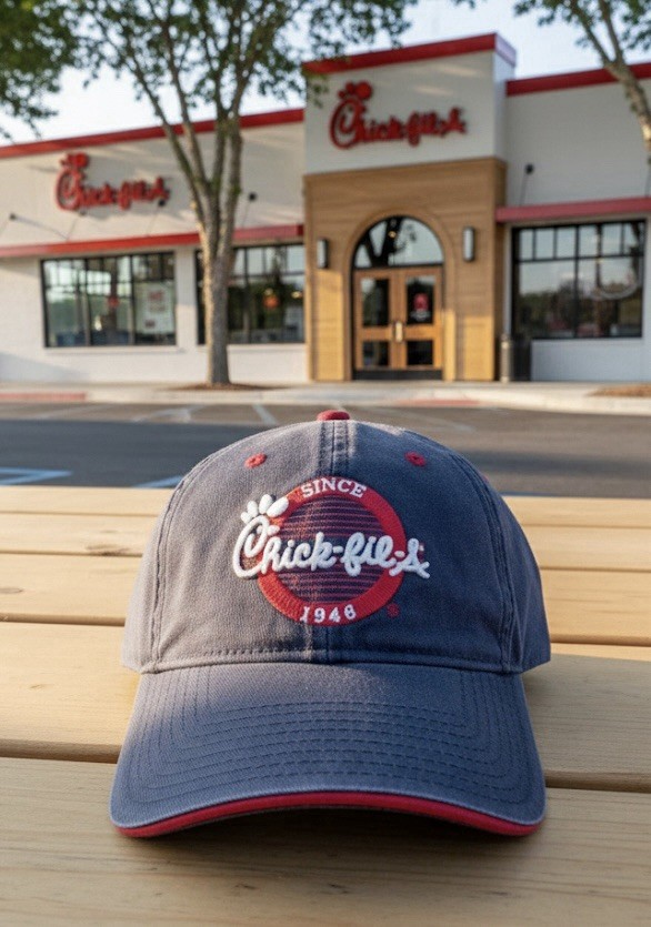 CHICK-FIL-A Embroidered Logo Hat Cap - Strapback - by The Game - NEW WITH TAGS