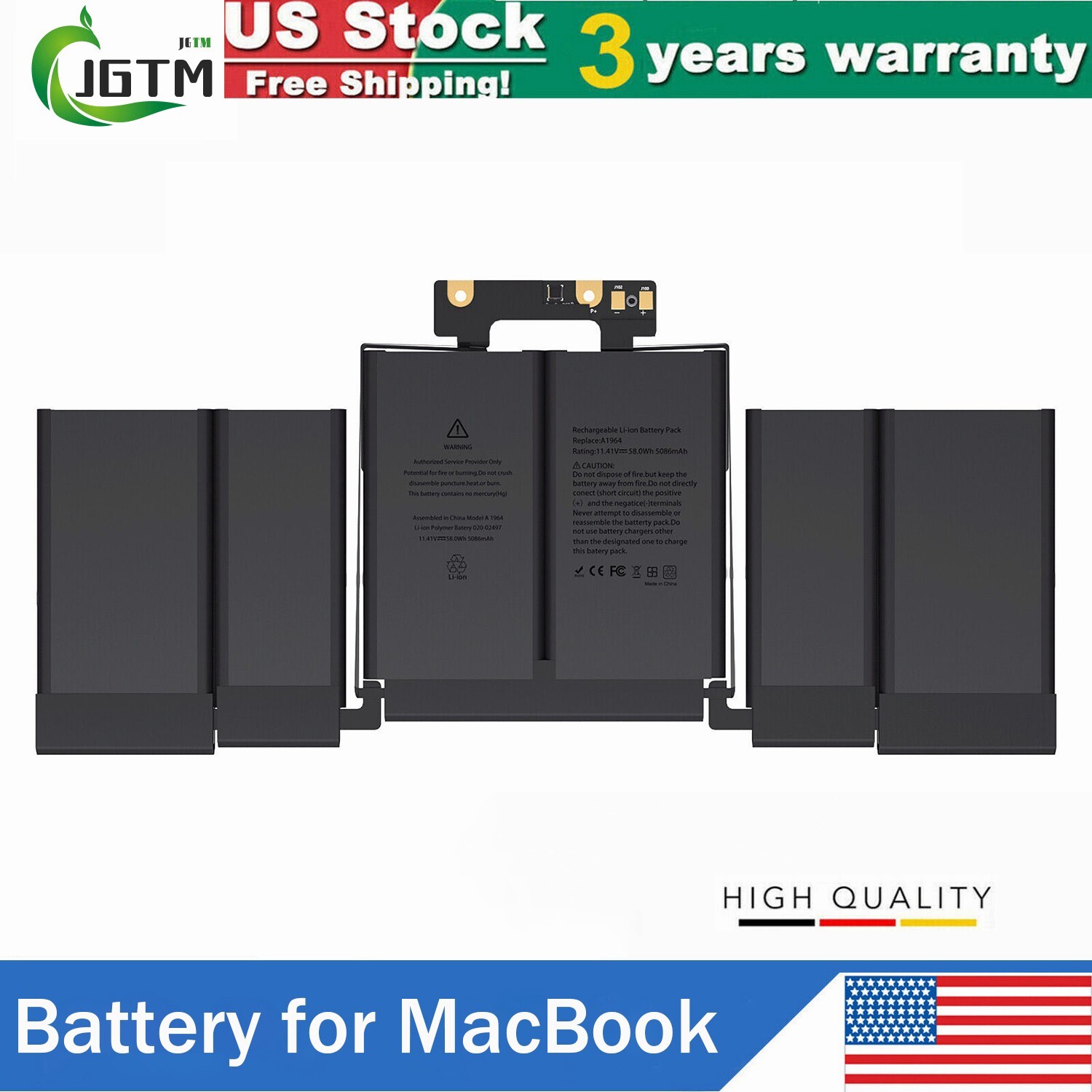 A1964 Battery for MacBook Pro 13