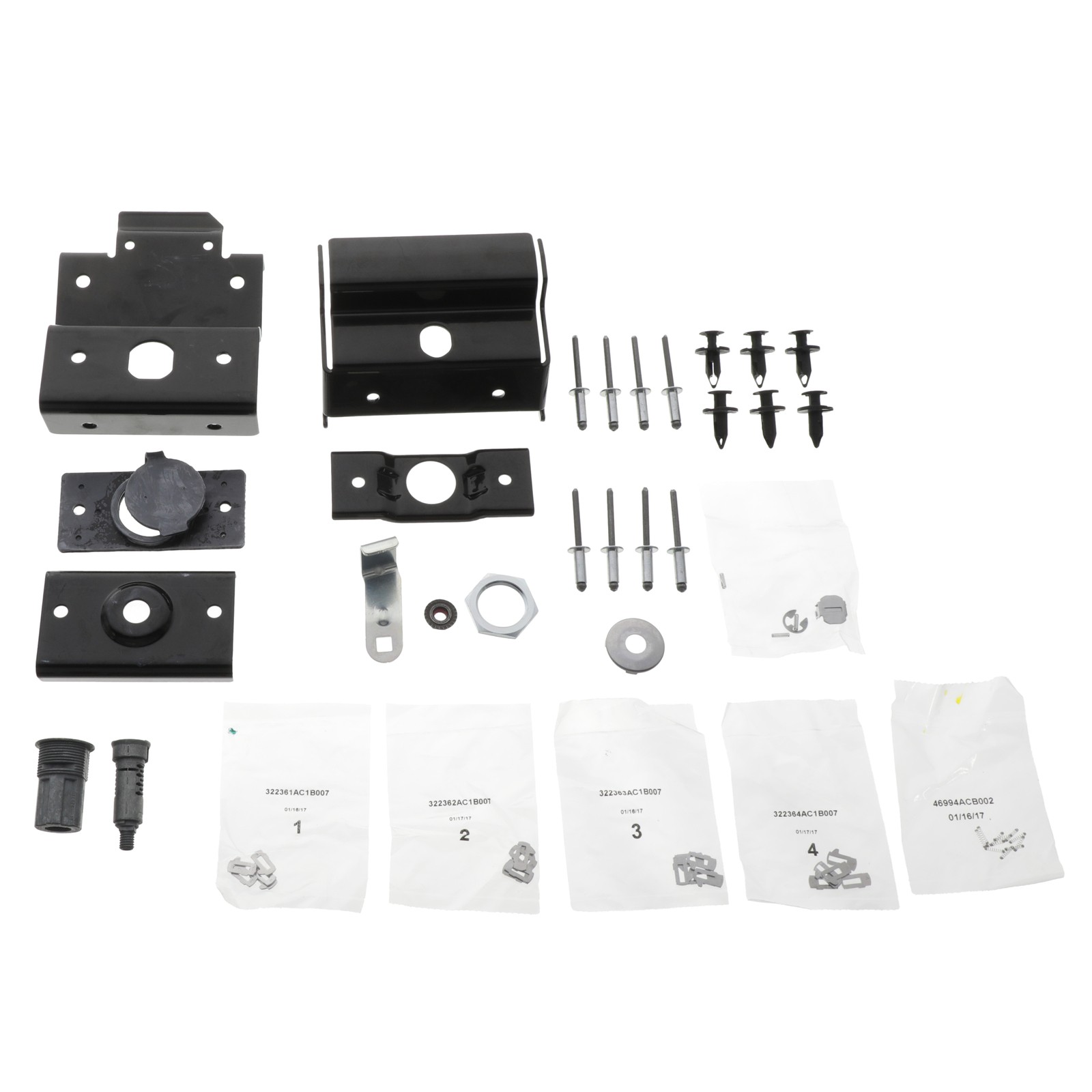 Genuine Mopar 2007-2018 Wrangler Wrangler JK Hood Lock Kit 82213051AD Genuine Mopar 2007-2018 Wrangler Wrangler JK Hood Lock Kit 82213051AD