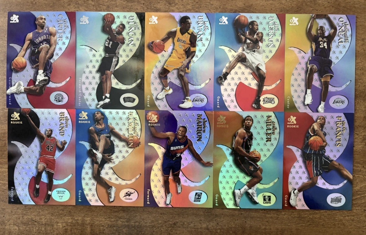 1999-00 Skybox E-X Basketball Complete Set (90 cards) Excellent/Very Clean