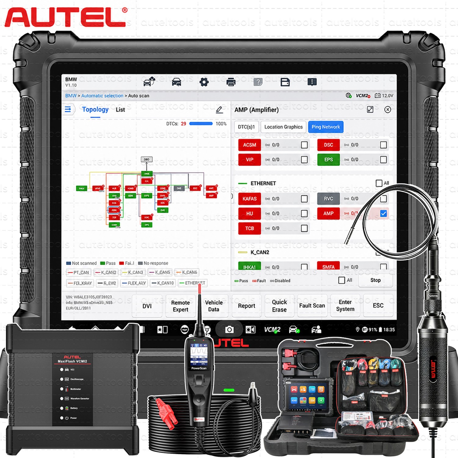 Autel MaxiSys Ultra S2 AI Scanner VCMI2 Programmer 2026 ULTRA S2 Diagnostic Tool