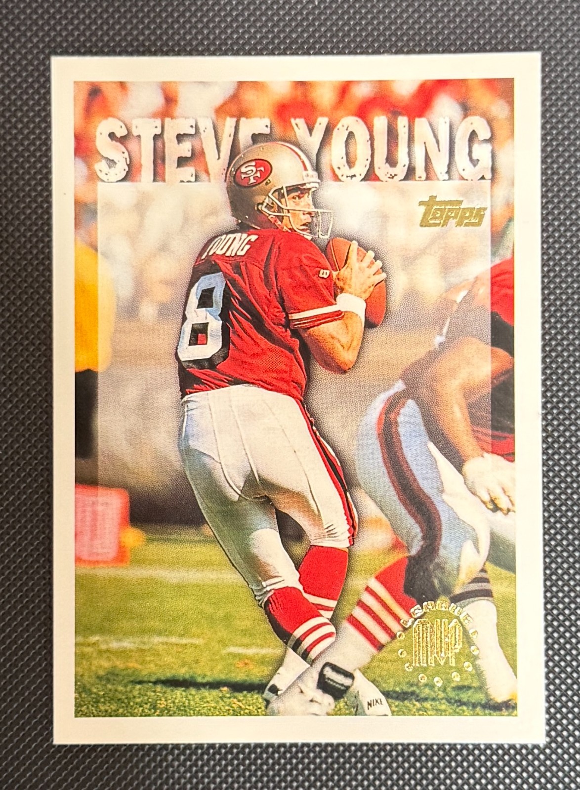 1995 Topps Steve Young NFL MVP #424 San Francisco 49ers Football Card