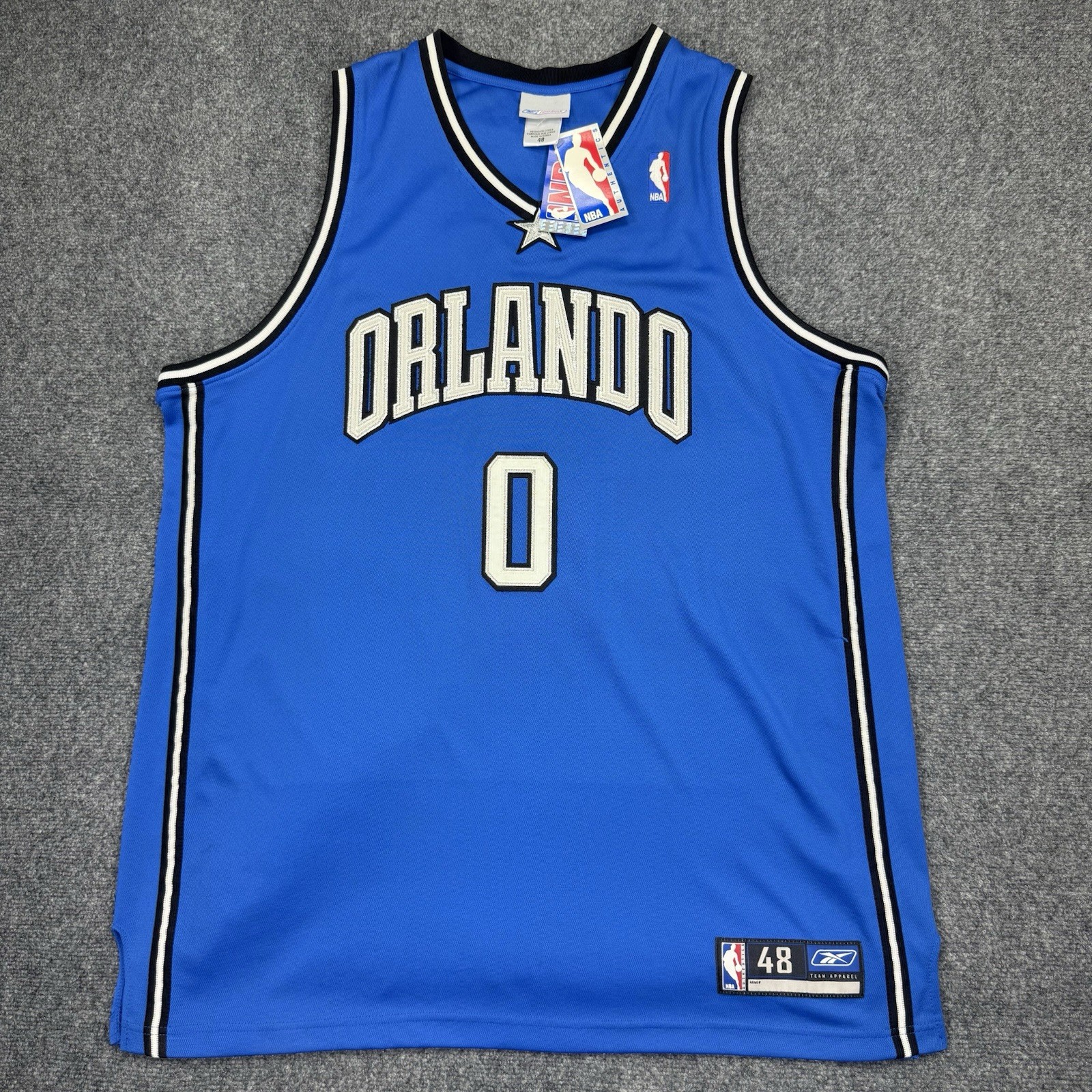 Orlando Magic Drew Gooden Jersey Reebok Authentic 48 XL Vintage #0 Orlando Magic Drew Gooden Jersey Reebok Authentic 48 XL Vintage #0