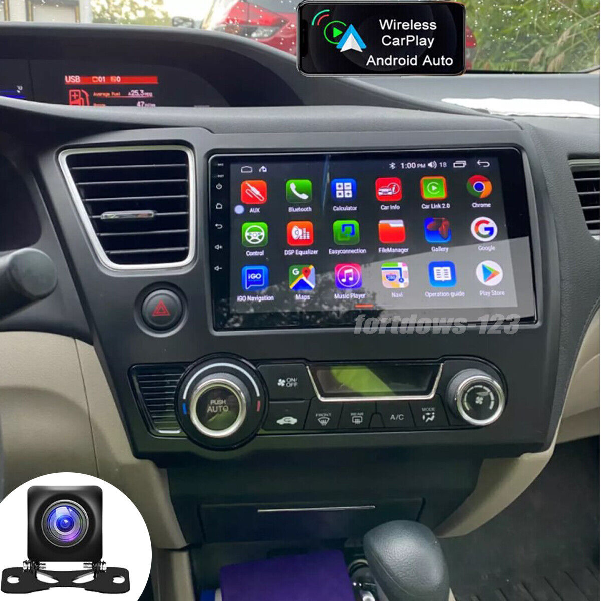 Android15 Apple Carplay 9\