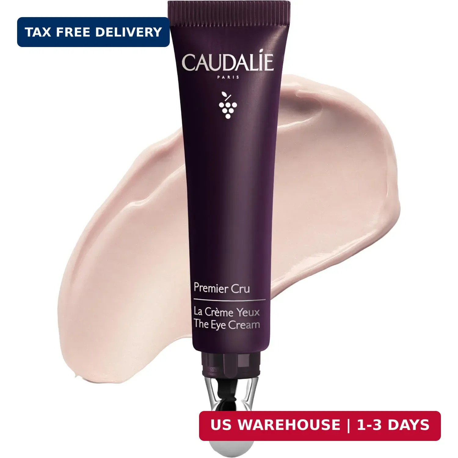 Caudalie Premier Cru Anti-Aging Eye Cream for Fine Lines & Wrinkles - 15 mL