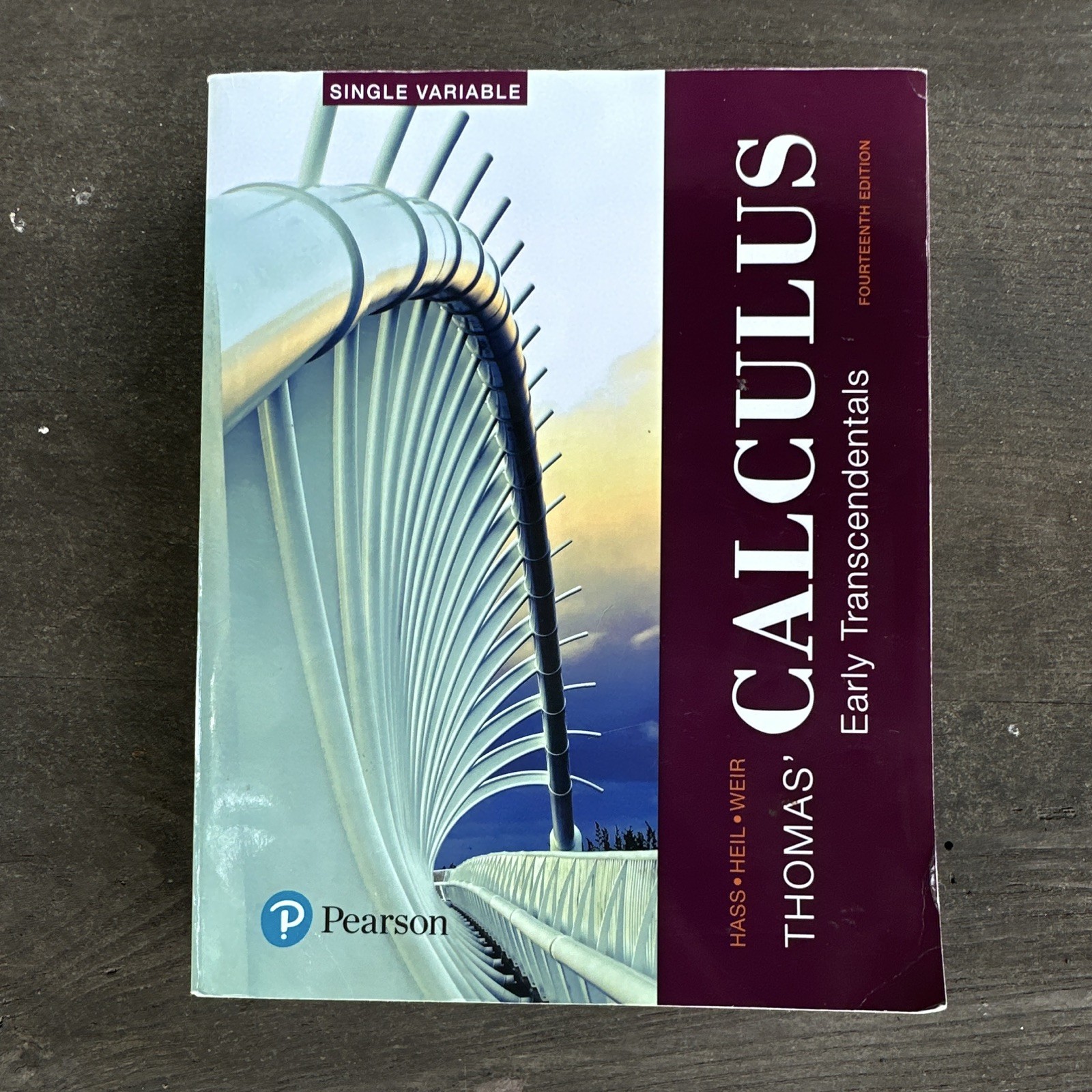 Pearson Thomas\' Calculus: Early Transcendentals 14th Ed Paperback Hass Heil