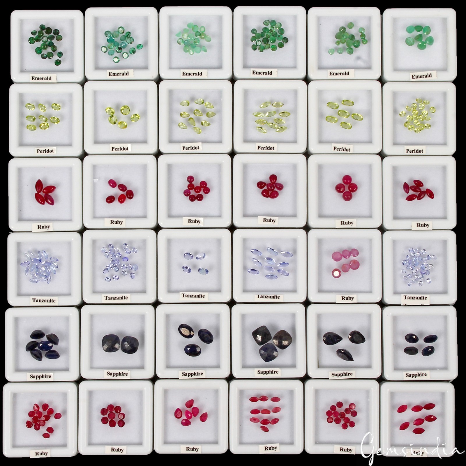 362 Pcs Estate Genuine Semi Precious Loose Mix Cut Multi Gems 36 Lot Collection