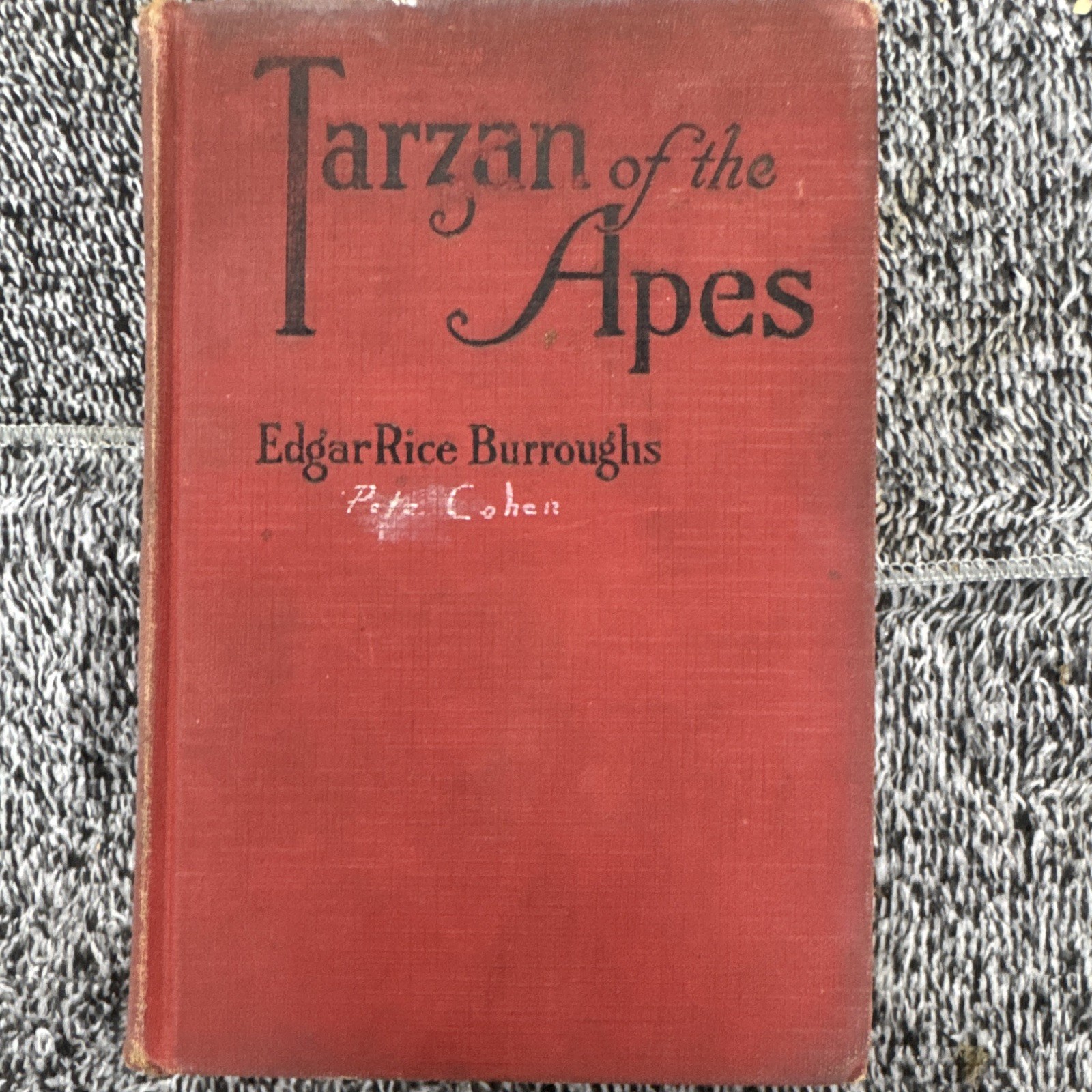 Tarzan of the Apes Edgar Rice Burroughs Hardcover Illustrated G&D NY 1914