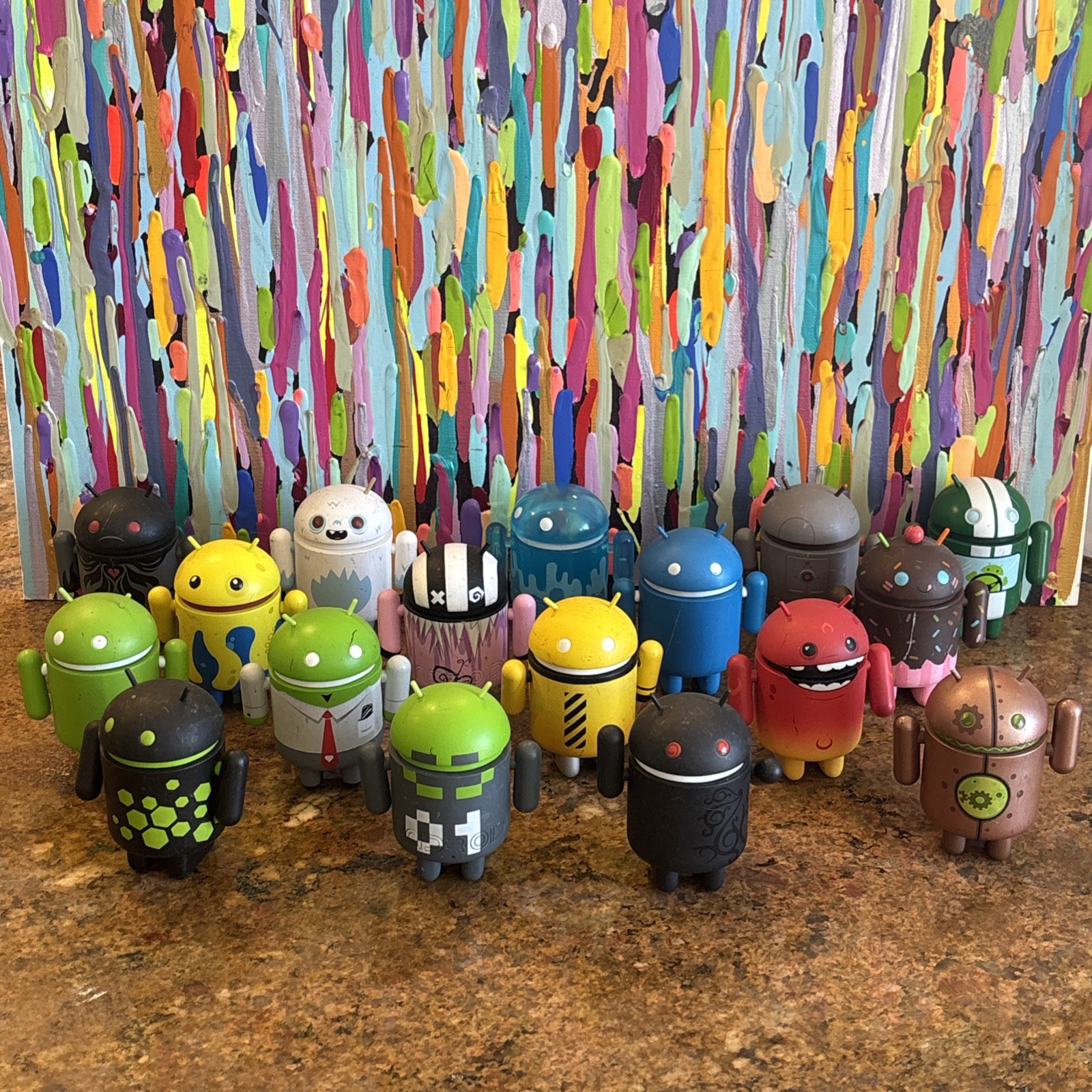 Android Collectible Figure Collection 17 androids at $2.50 each Android Collectible Figure Collection 17 androids at $2.50 each