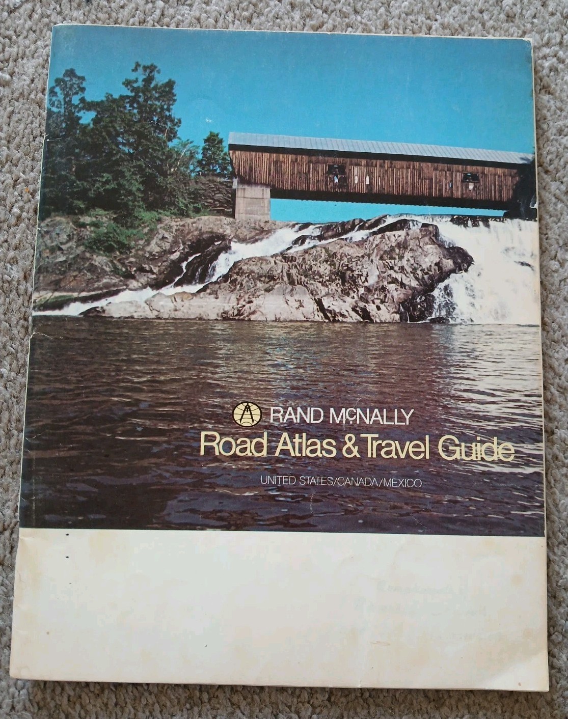 Vintage 1978 Original Rand McNally ROAD ATLAS & TRAVEL GUIDE USA Canada & Mexico