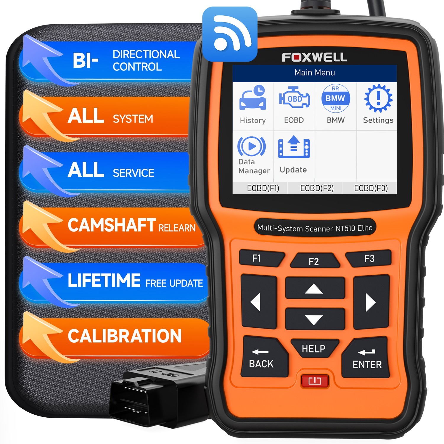 Foxwell NT510 Elite For BMW All System Bidirectional OBD2 Diagnostic Scanner Oil
